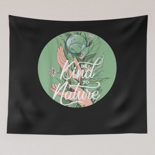 Item preview, Be Kind To Nature - Love Take Care of Earth Quote Saying T-Shirt designed and sold by Lukifo-Epic.