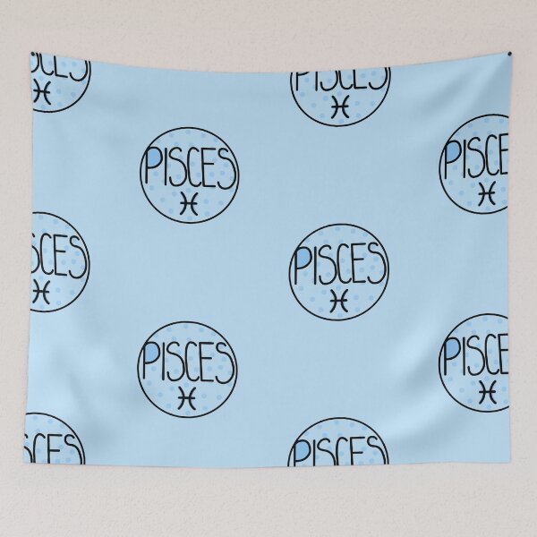 Item preview, Pisces Zodiac Sign , Sign Of Zodiac Pastel Blue designed and sold by Barolina.