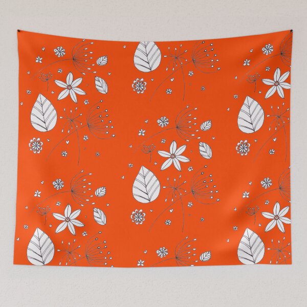 Item preview, Floral in orange designed and sold by BlueTulip20.