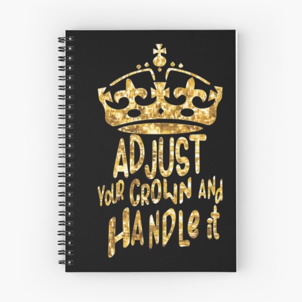 Item preview, Adjust Your Crown And Handle It Gold Giltter designed and sold by wanasak.