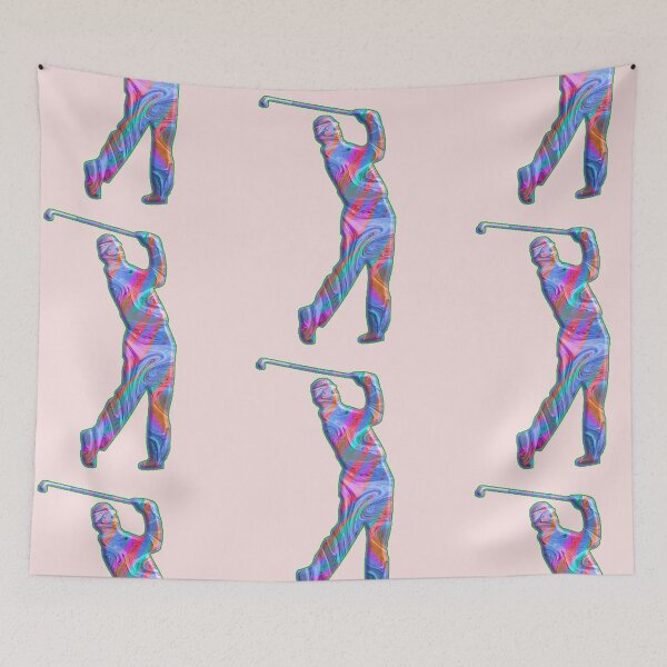 Item preview, Flower power style golfer 4 designed and sold by GePadeSign.