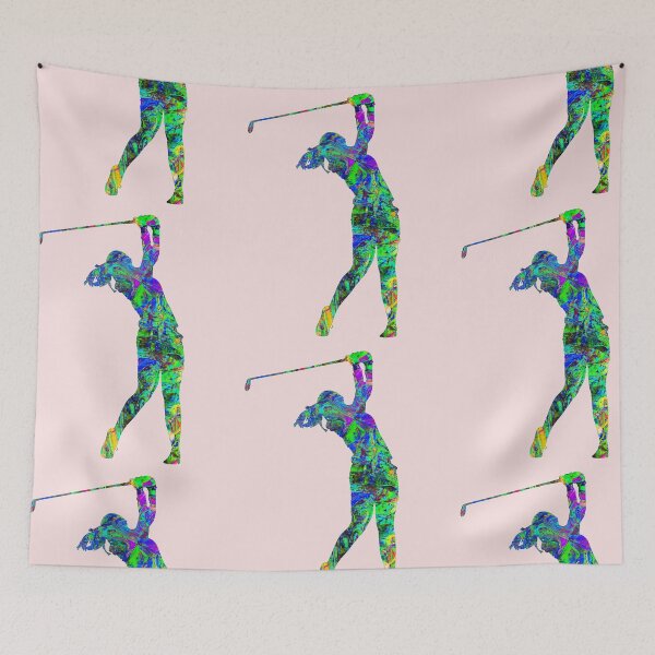 Item preview, Flower power style golfer 4 designed and sold by GePadeSign.