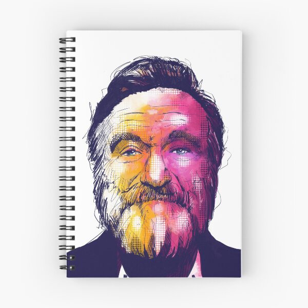 Item preview, Robin Williams Tribute Portrait Illustration designed and sold by juicycreations.
