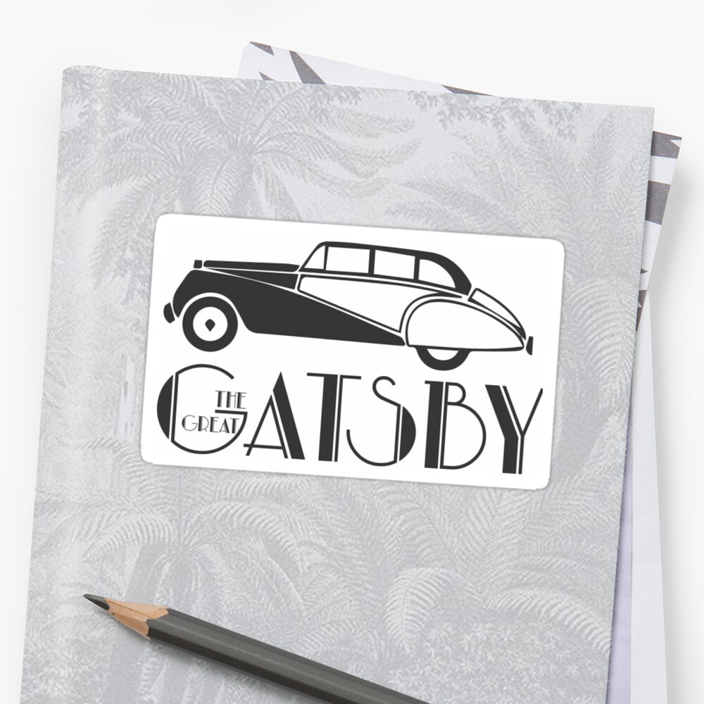 The Great Gatsby Quote Stickers By Jessicacauchi Redbubble