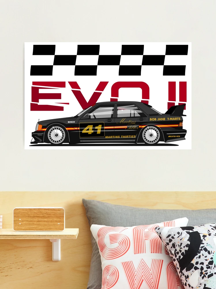 MERCEDES-BENZ 2.5 EVO II RACING Photographic Print for Sale by shketdesign