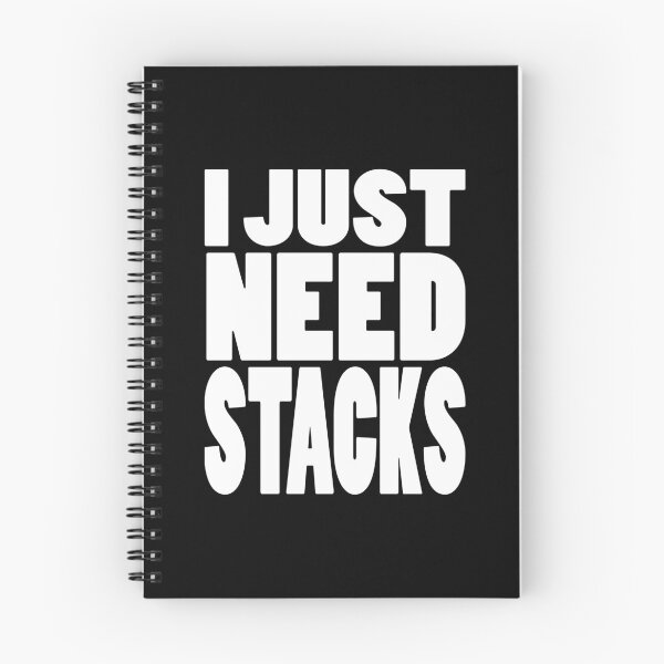 Item preview, I JUST NEED STACKS | Gaming geeky typography designed and sold by Cevil.