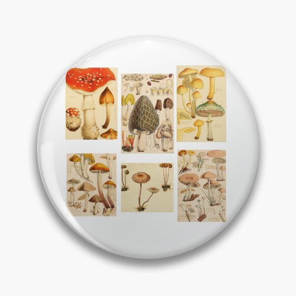 Item preview, Oldish Vintage Mushroom Montage Set #2 designed and sold by Krispsm.