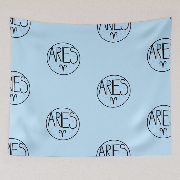 Item preview, Aries Zodiac Sign , Sign Of Zodiac Pastel Blue designed and sold by Barolina.