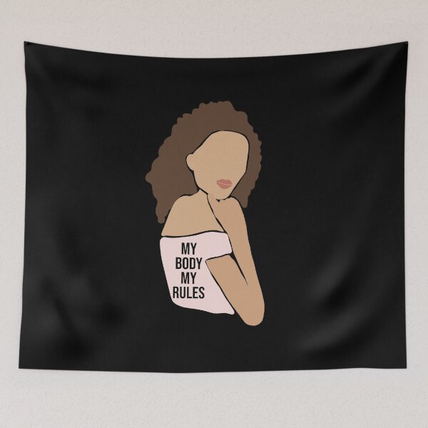 Item preview, MY BODY MY RULES, WOMAN EMPOWERMENT, gaslight gatekeep girlboss designed and sold by Happy  Soul Store.