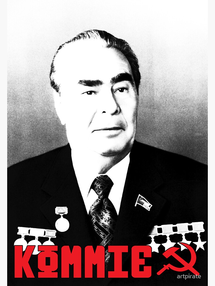 Brezhnev Sticker By Artpirate Redbubble