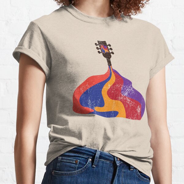 Guitar Half Full of Wine Classic T-Shirt
