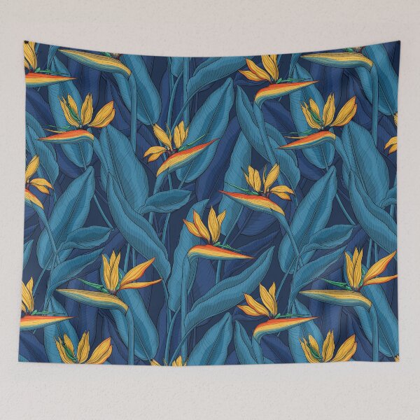 Item preview, Night bird of paradise garden 2 designed and sold by Katerina Mitkova Kirilova.
