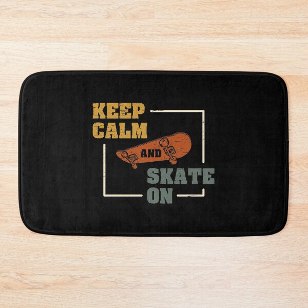 Item preview, Keep Calm And Skate On Skateboard Skatepark Skateboarding Sk8 Half Pipe Exhibition Sports Freestyle Jump Boa designed and sold by shirti.