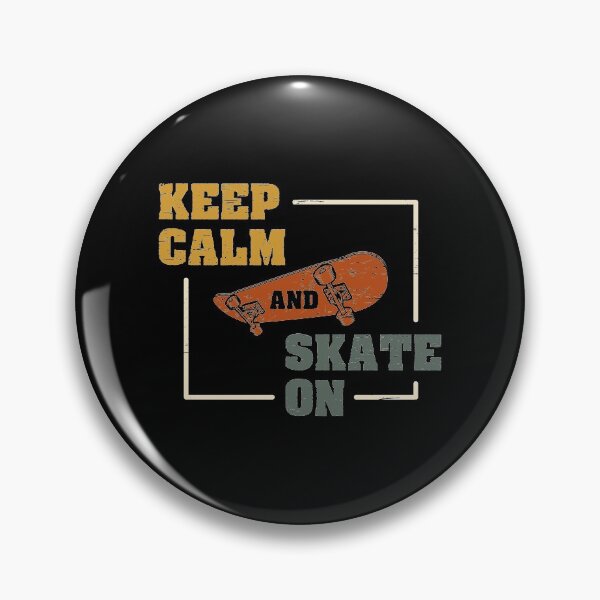 Item preview, Keep Calm And Skate On Skateboard Skatepark Skateboarding Sk8 Half Pipe Exhibition Sports Freestyle Jump Boa designed and sold by shirti.
