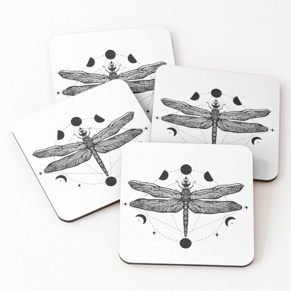 Item preview, Dragonfly design - Black  designed and sold by xeeru.