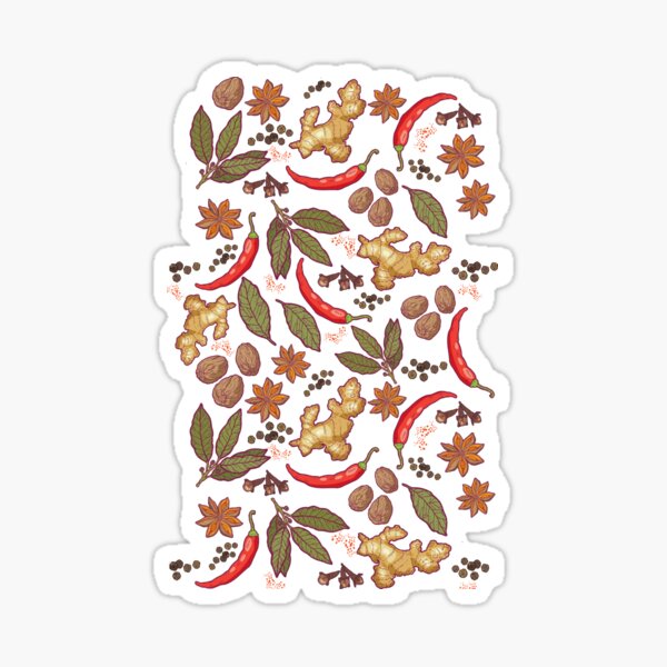 Item preview, Spices pattern designed and sold by smalldrawing.