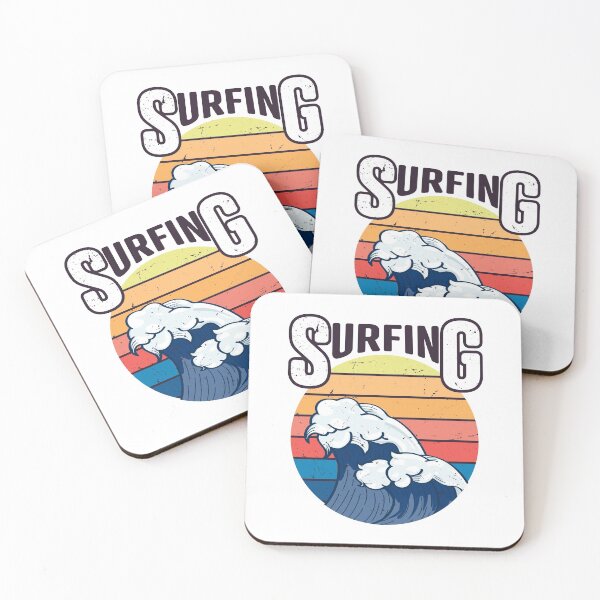 Item preview, surfing, wave, color, rainbow, Vintage designed and sold by Design-dally.