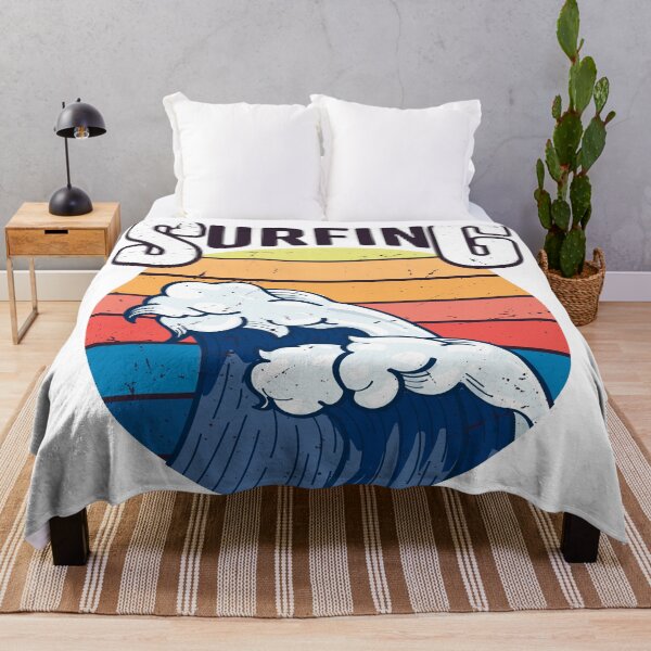 Item preview, surfing, wave, color, rainbow, Vintage designed and sold by Design-dally.