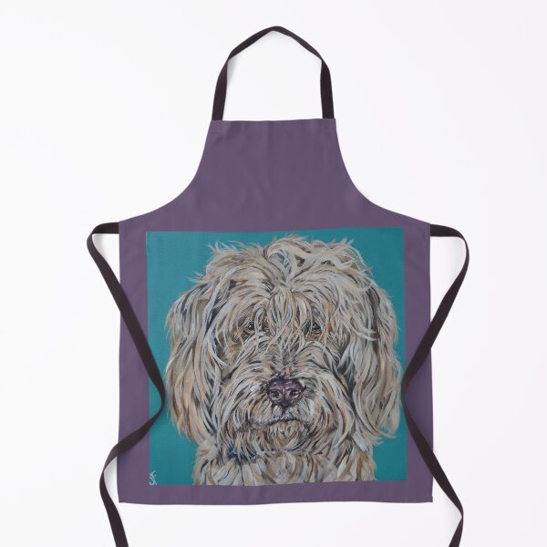 Item preview, Woof. Dog painting art by award-winning UK artist Sam Fenner designed and sold by SamFennerArt.