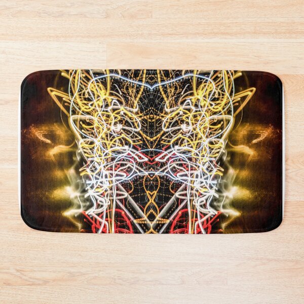 Item preview, Lightpainting Abstract Symmetry Light Graffiti designed and sold by NeonAbstracts.