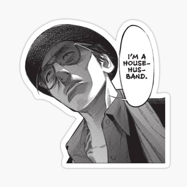 "The way of the househusband" Sticker for Sale by RebeccaART5 | Redbubble - The Way Of The House Husband Merch