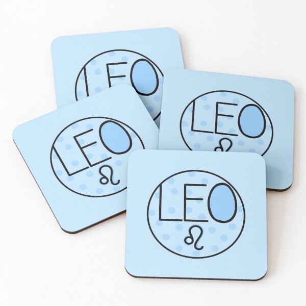 Item preview, Leo Zodiac Sign , Sign Of Zodiac Pastel Blue designed and sold by Barolina.