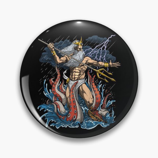 Item preview, Greek God Poseidon designed and sold by underheaven.