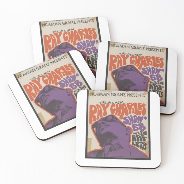 Item preview, Ray Charles 1968 Live Concert Poster - Live in Paris designed and sold by Adam Foster.
