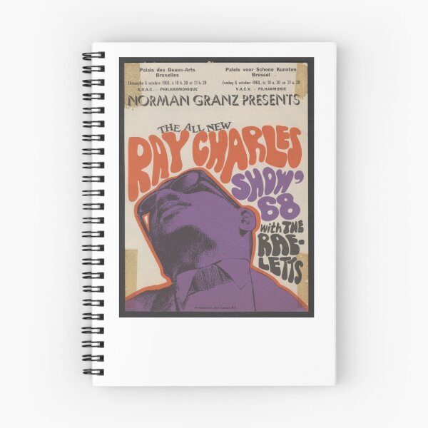 Item preview, Ray Charles 1968 Live Concert Poster - Live in Paris  designed and sold by Adam Foster.