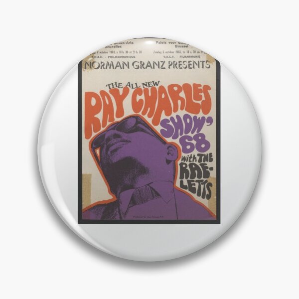 Item preview, Ray Charles 1968 Live Concert Poster - Live in Paris  designed and sold by Adam Foster.