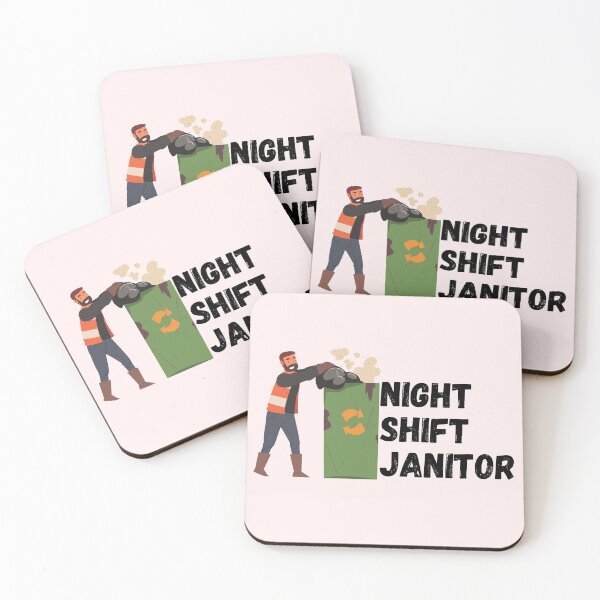 Item preview, night shift janitor designed and sold by Zaibo.