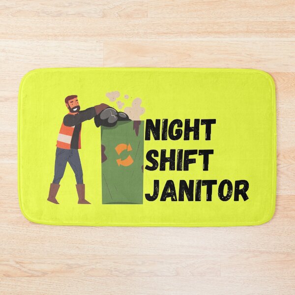 Item preview, night shift janitor designed and sold by Zaibo.
