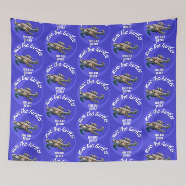 Item preview, Save the Turtles Bondi Beach Australia designed and sold by meraviglioso.