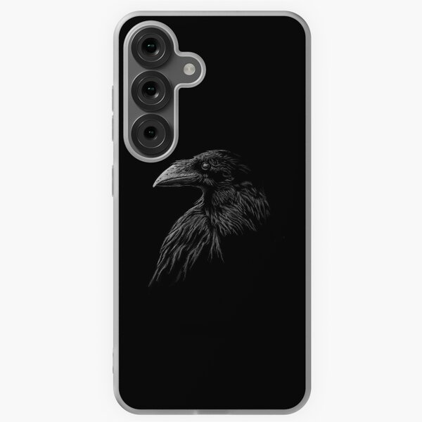 Item preview, Mystical black raven illustration crow artwork designed and sold by Skizzenmonster.