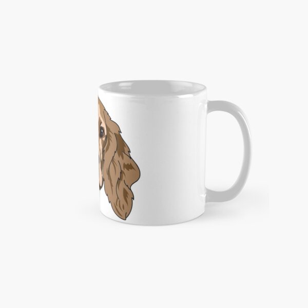 Hand drawn cute Cocker Spaniels dog Classic Mug