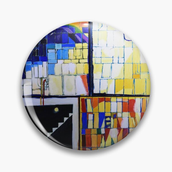 Item preview, Golden Mosaic Fabric Pattern designed and sold by NeonAbstracts.
