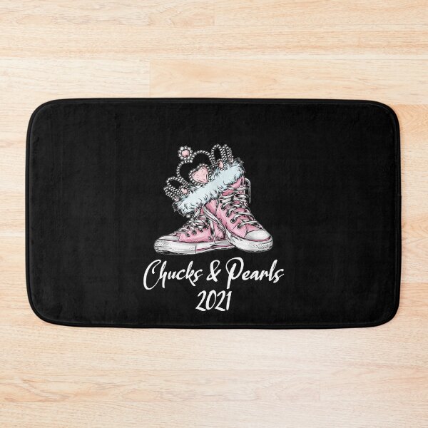 Item preview, Chucks and Pearls 2021 Crown and Pink Shoes k-Amala-h-Arris 2021 vicepresidente T-Shirts Gift For Fans, For Men and Women designed and sold by JuergenHeier.