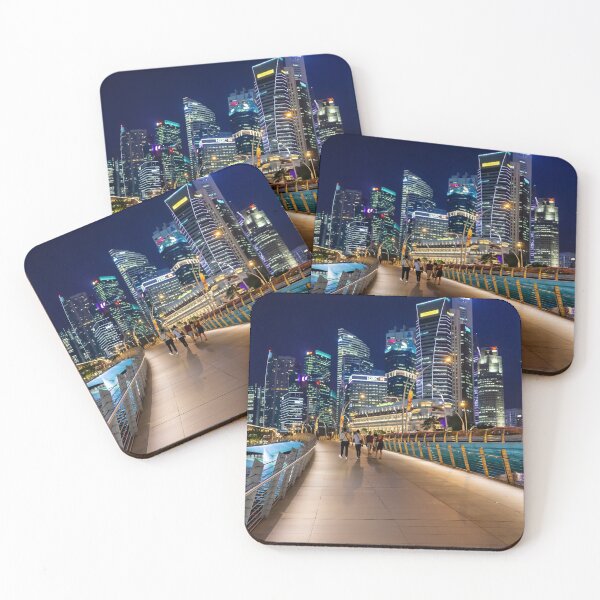 Item preview, Singapore view of the Commercial Business District from the bridge area, Singapore designed and sold by Artsy Boulevard.