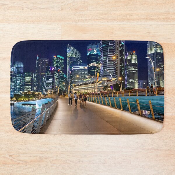 Item preview, Singapore view of the Commercial Business District from the bridge area, Singapore designed and sold by Artsy Boulevard.
