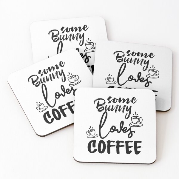Item preview, Some Bunny Loves Coffee designed and sold by AmethystMurad.