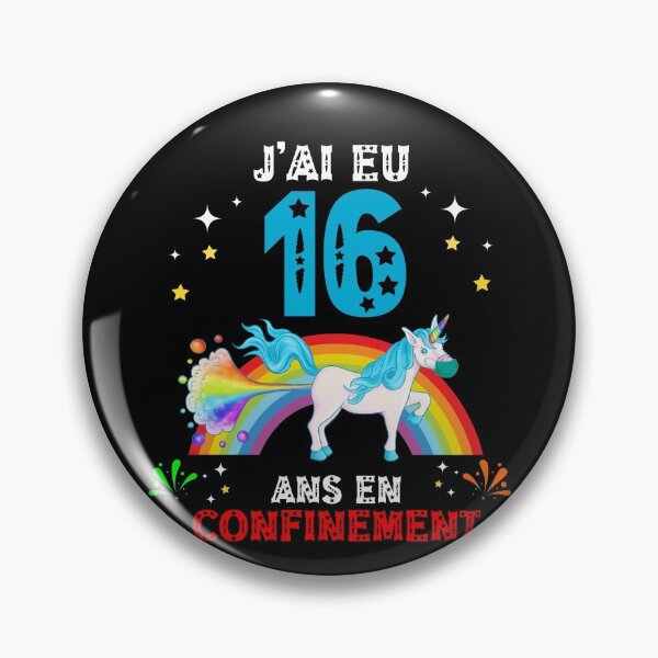 Aperçu de l'œuvre J'ai eu 16 ans quand j'étais verrouillé 16e anniversaire de la licorne créée et vendue par Ibu83.