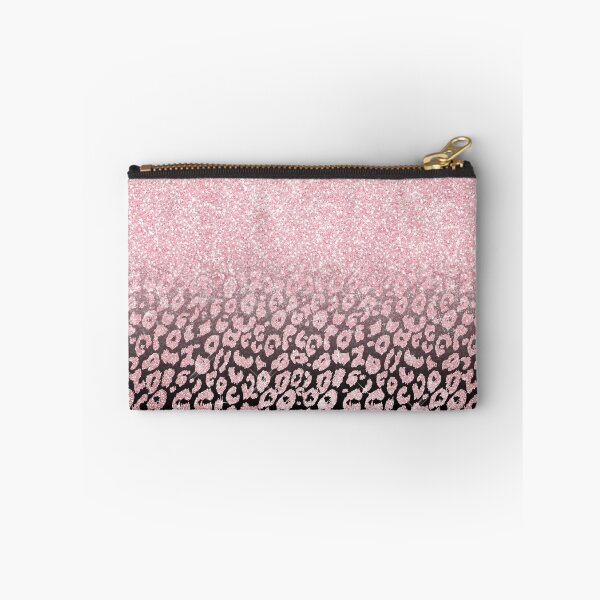 Item preview, Rose-Gold Glitter Ombre black Leopard Print designed and sold by InovArtS.