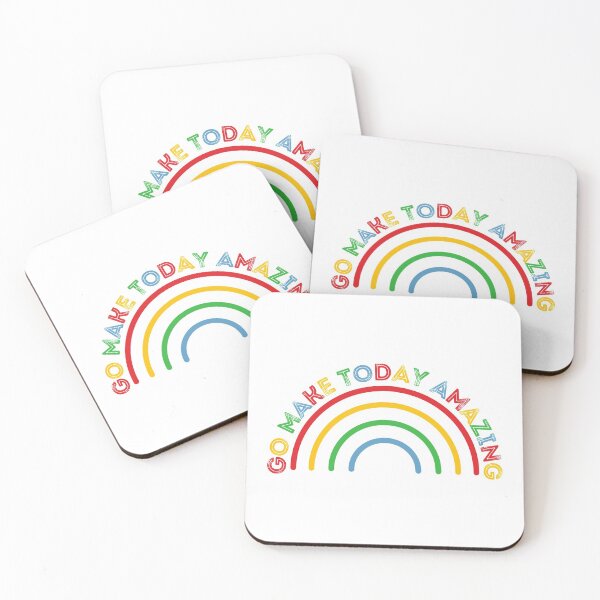 Item preview, Go Make Today Amazing Rainbow designed and sold by Nathalie Aynié.