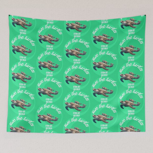 Item preview, Save the Turtles Byron Bay Australia designed and sold by meraviglioso.