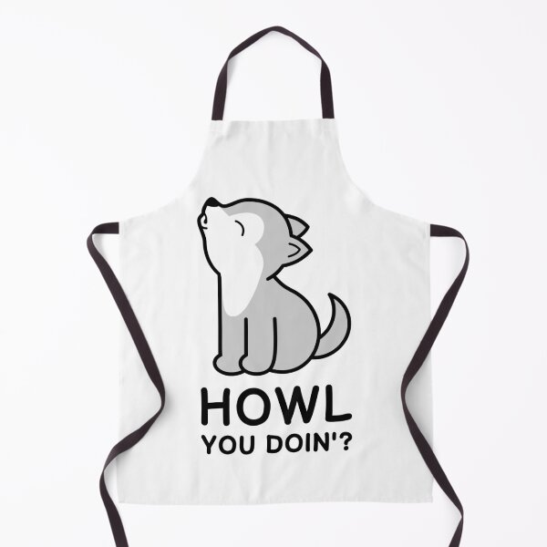 Item preview, Howl You Doin'? Cute wolf howling designed and sold by TashaVector.