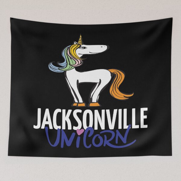 Item preview, Jacksonville Unicorn Cartoon designed and sold by ProjectX23.