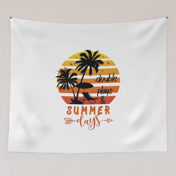 Item preview, summer days and double plays designed and sold by shaakir.
