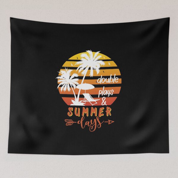 Item preview, summer days and double plays designed and sold by shaakir.