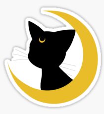 Luna Silhouette Sticker