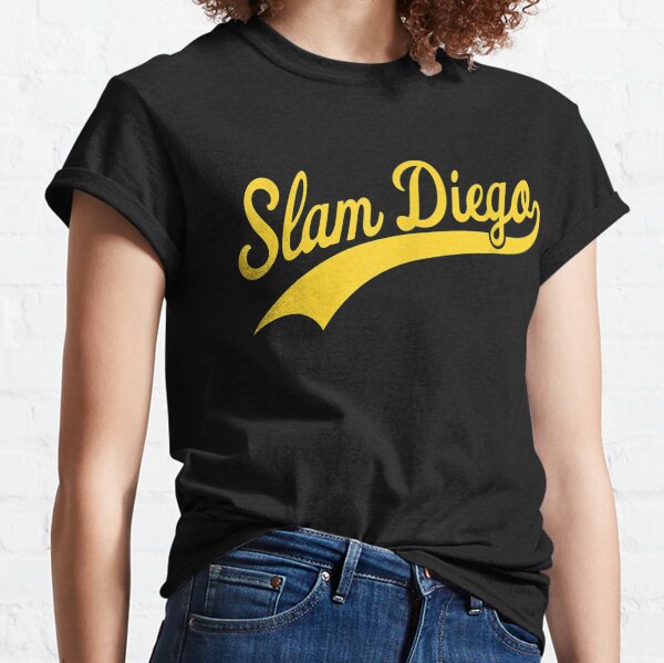 San Diego SD Slam Diego Script Game Day Padre Classic T-Shirt